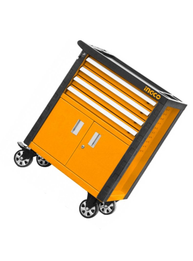 Carro Caja Gabinete Metalico P/ Herramientas 4 Cajones Ingco-2