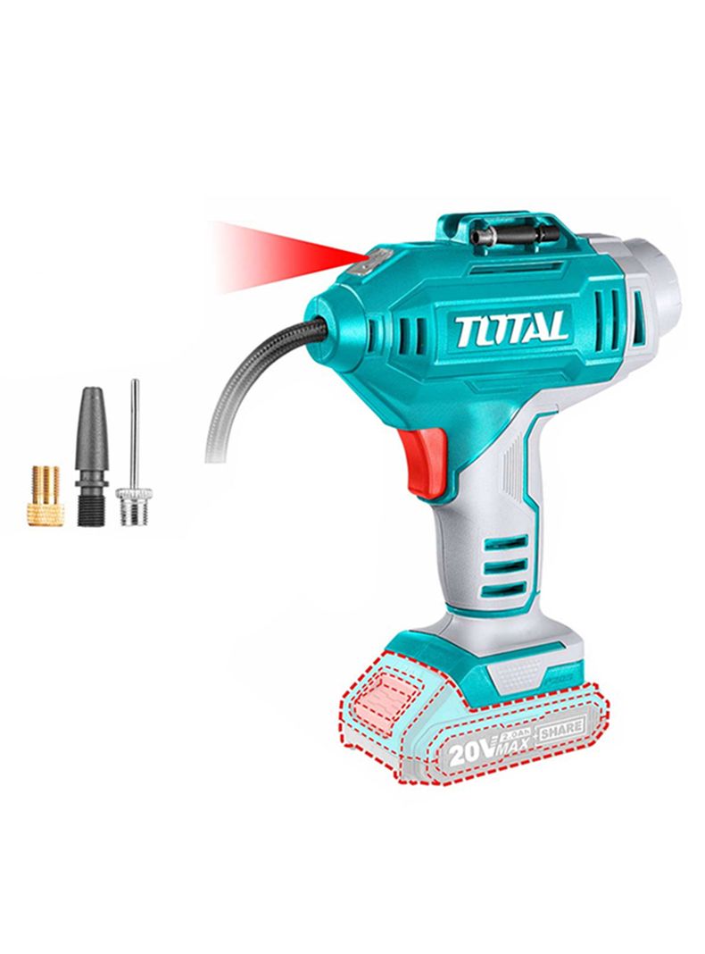 Inflador Compresor Aire Inalámbrico 20V Total Tacli2018-0