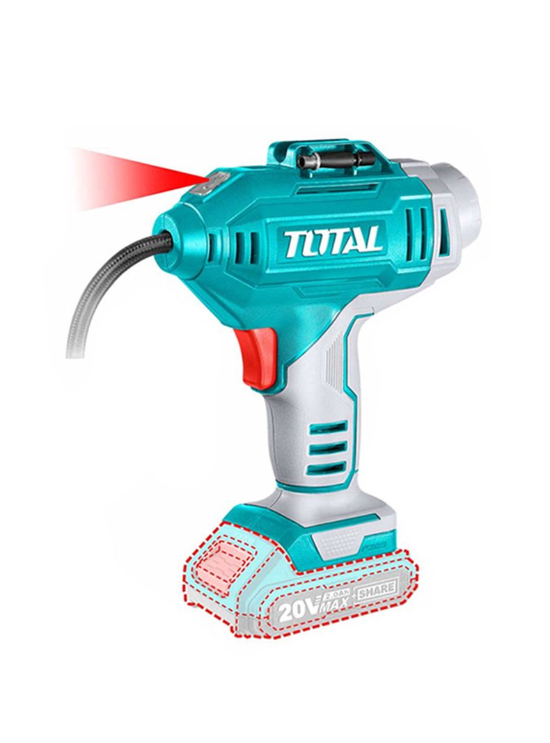 Inflador Compresor Aire Inalámbrico 20V Total Tacli2018-1