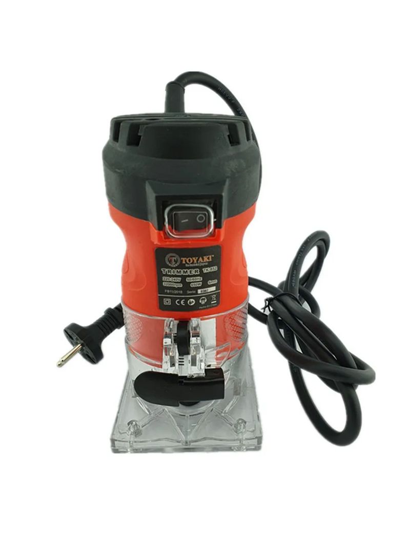 Fresadora Router Mini Tupi 650w Toyaki + Juego 12 Fresas 1/4-1