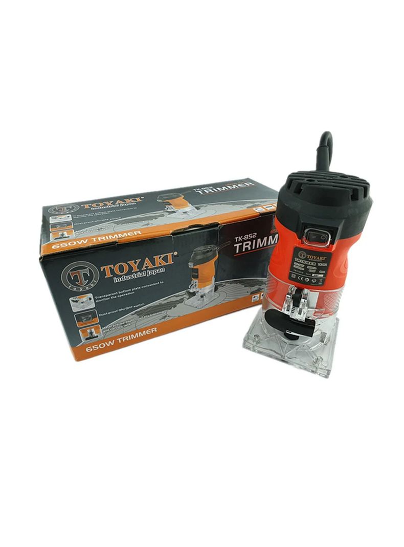 Fresadora Router Mini Tupi 650w Toyaki + Juego 12 Fresas 1/4-2