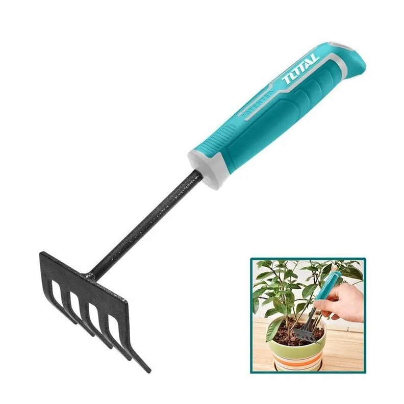 Herramienta Rastrillo De Jardinería 270mm Total-1