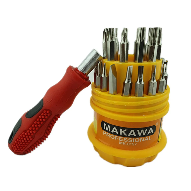 Destornillador Con 31 Puntas Set De Herramienta Reloj Makawa Mk0197-0
