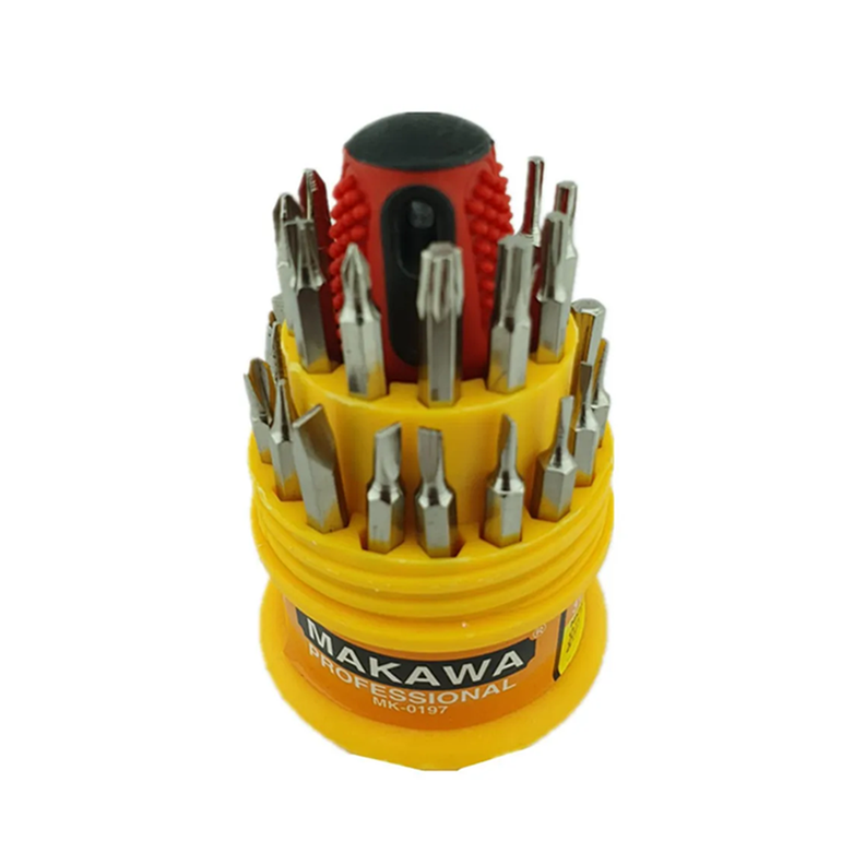 Destornillador Con 31 Puntas Set De Herramienta Reloj Makawa Mk0197-1