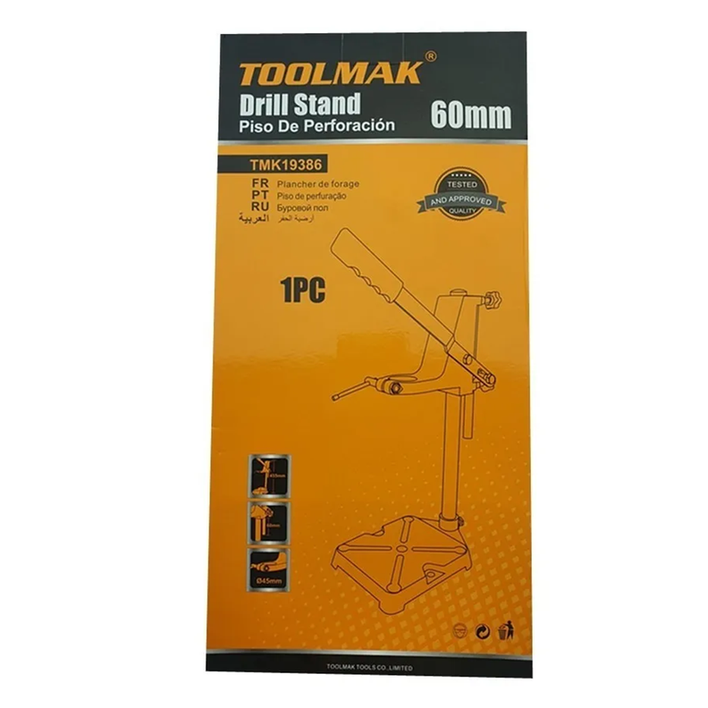 Soporte Pedestal Porta Taladro 45 Cm Tmk19386-1