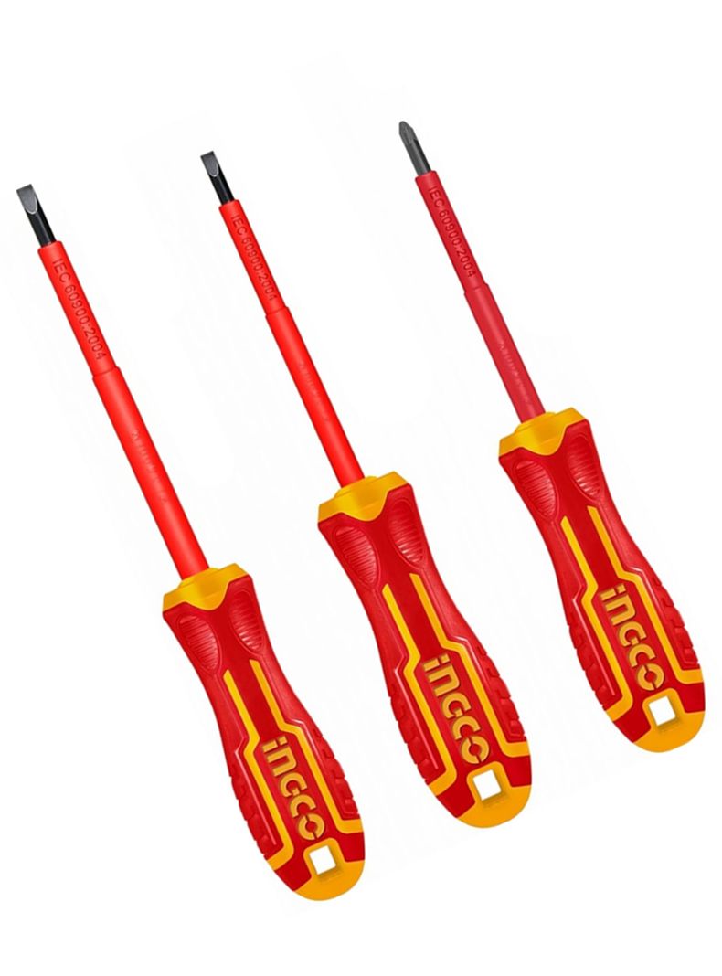 Set Destornilladores Electricos Aislado 3pcs Ingco Hkisd0308  -1