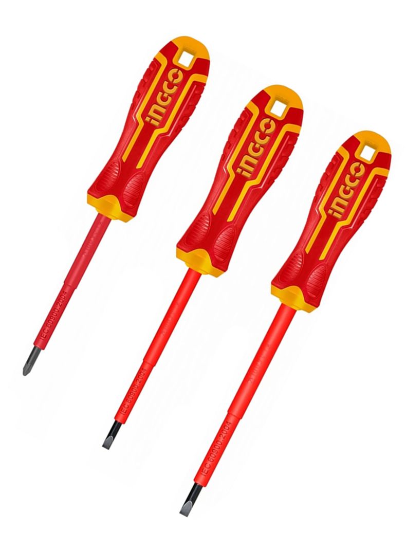 Set Destornilladores Electricos Aislado 3pcs Ingco Hkisd0308  -2