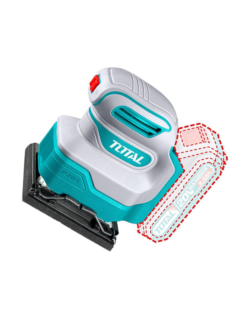 Lijadora Orbital De Palma 20v Bat+ Carg Total Tshsli2014-1