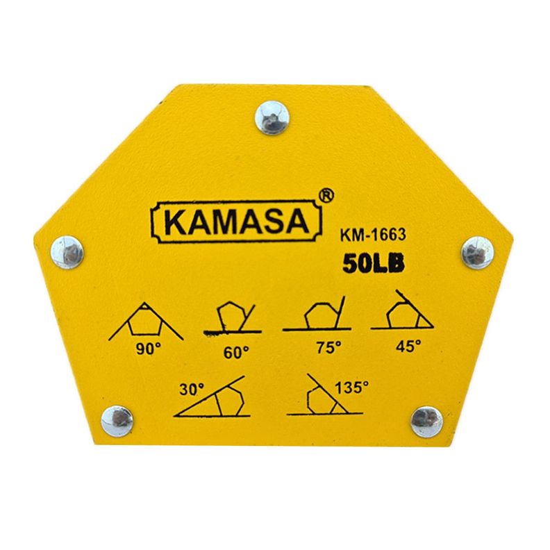 Escuadra Magnetica 50 Lbs Para Soldar Multi-Angulo Kamasa Km1663-0