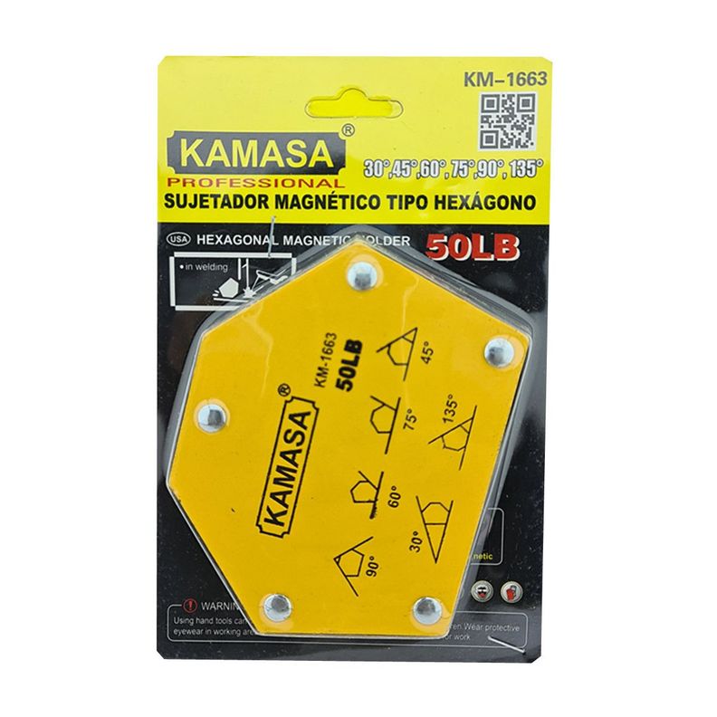Escuadra Magnetica 50 Lbs Para Soldar Multi-Angulo Kamasa Km1663-1
