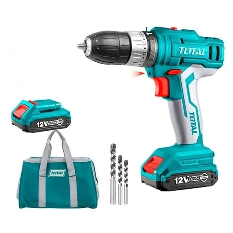 Taladro Atornillador Impacto 12v 10mm 2 Bat+ Carg-0
