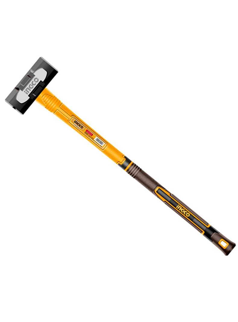 Combo Martillo Mazo Mango Fibra De Vidrio 10lbs Ingco-0