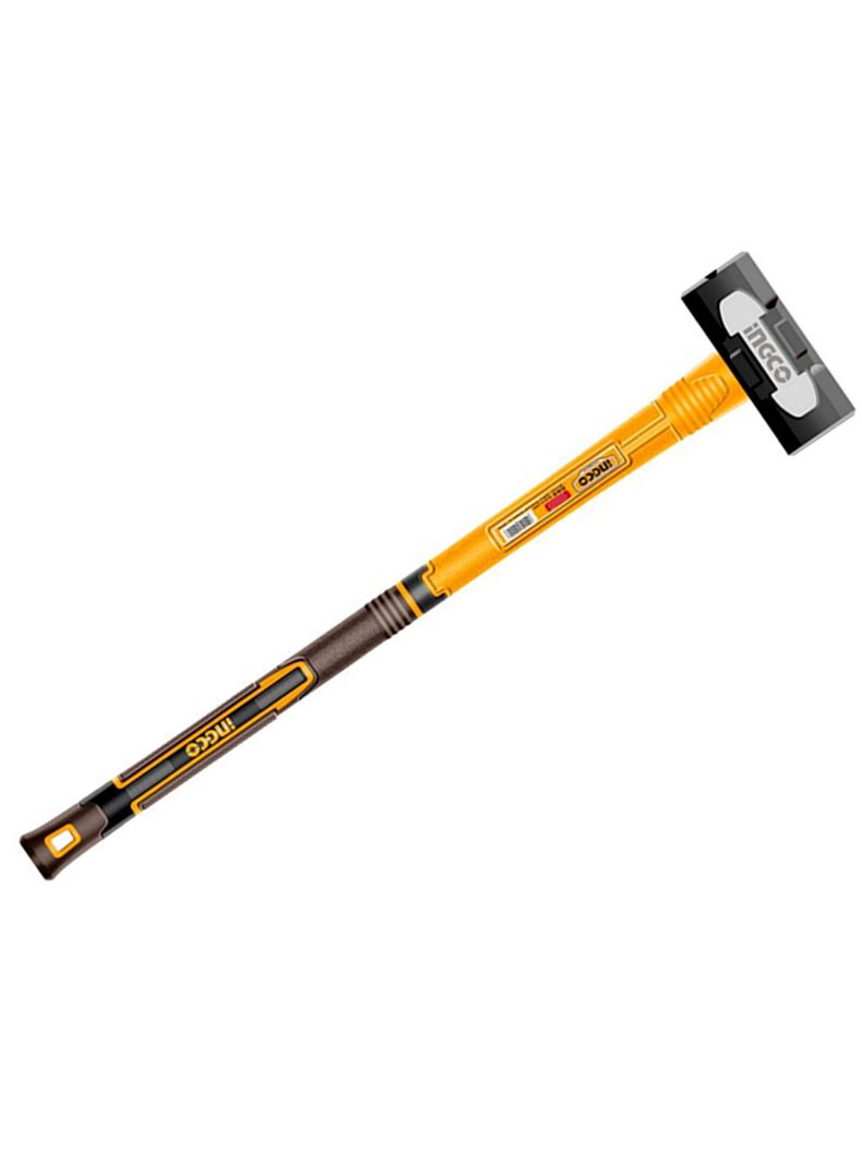 Combo Martillo Mazo Mango Fibra De Vidrio 10lbs Ingco-1