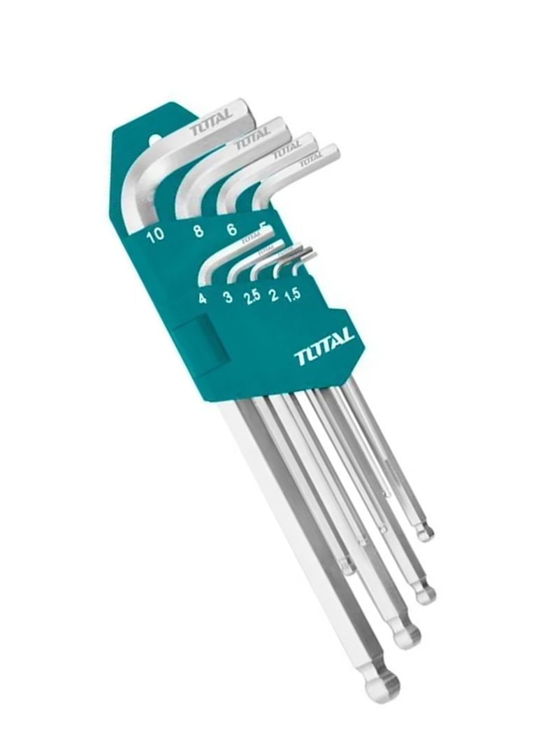 Llaves Medianas Allen Hexagonal 9 Pcs Tht106291-1