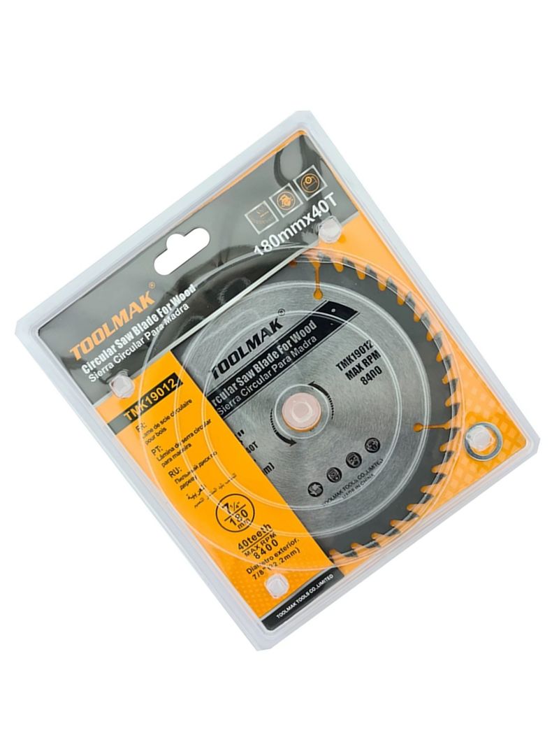 Disco Sierra Circular 7 1/4 PulG 40 Dientes Tmk-2