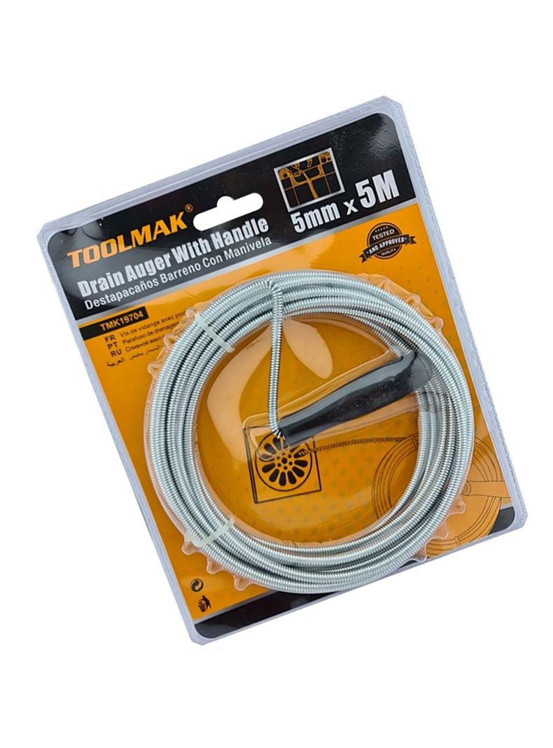 Llave Ganzua Laucha Destapador Cañeria 5m 5mm Tmk-1