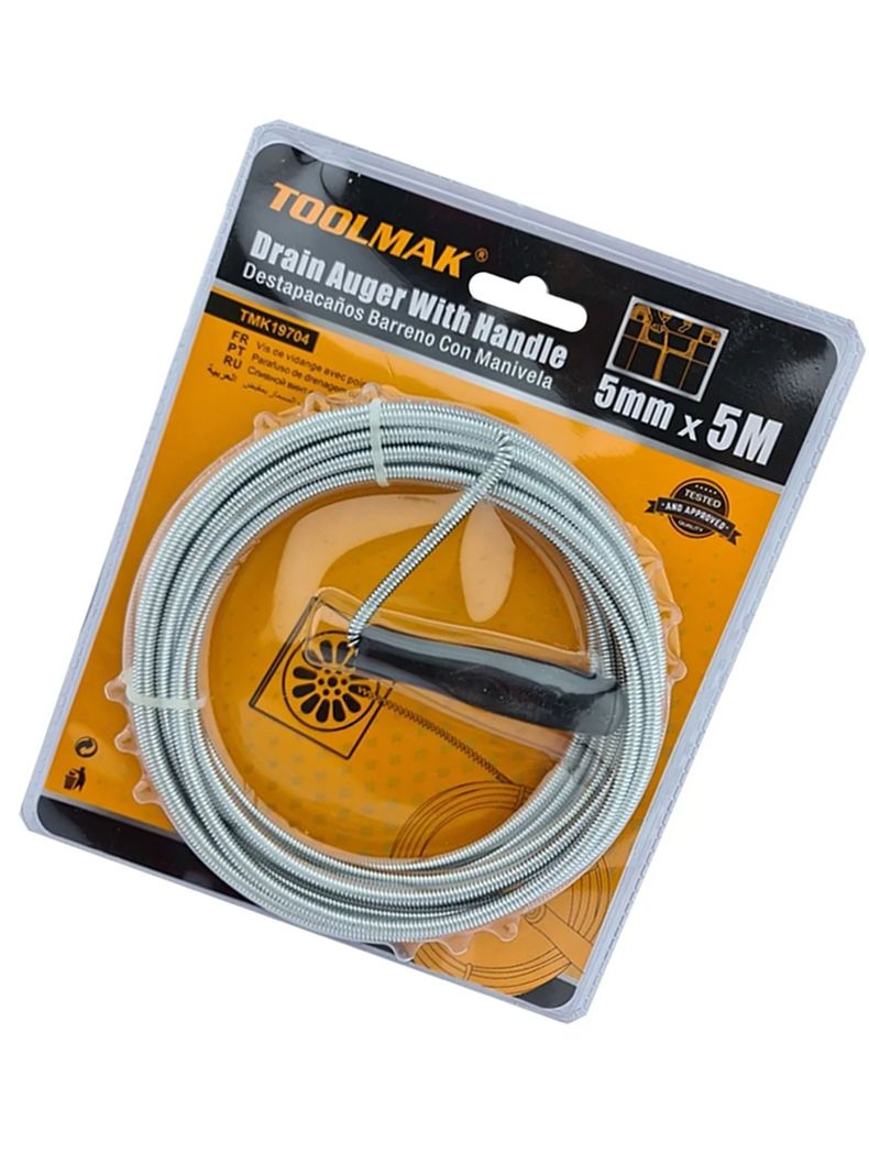 Llave Ganzua Laucha Destapador Cañeria 5m 5mm Tmk-2