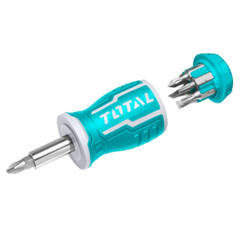 Kit Destornillador 8 En 1 Total Tacsds0706-0
