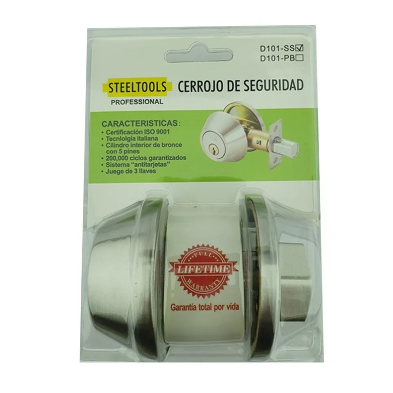 Chapa De Seguridad Llave Mariposa d101ss St-0