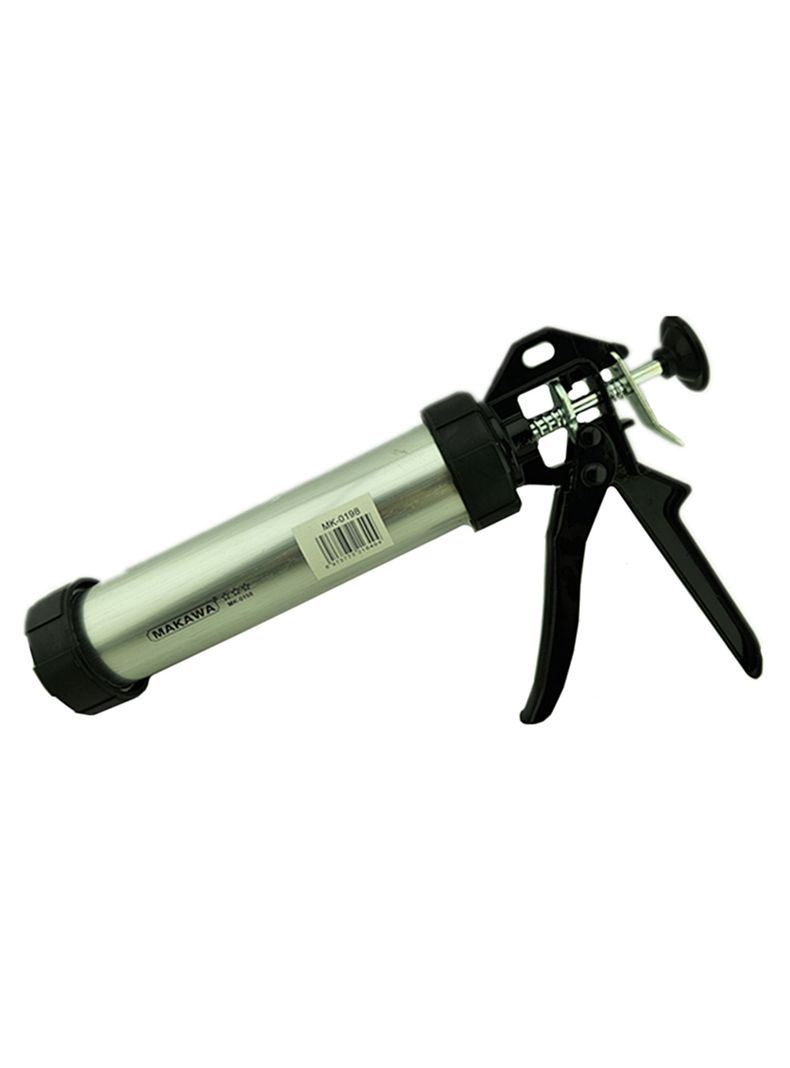 Pistola Calafatera Aluminio Para Pate Silicona 9 PuLG Makawa-0