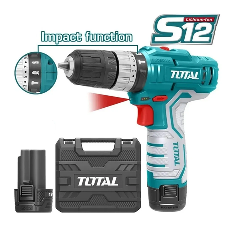 Taladro Atornillador Inalambrico 2 Bat 12v-1