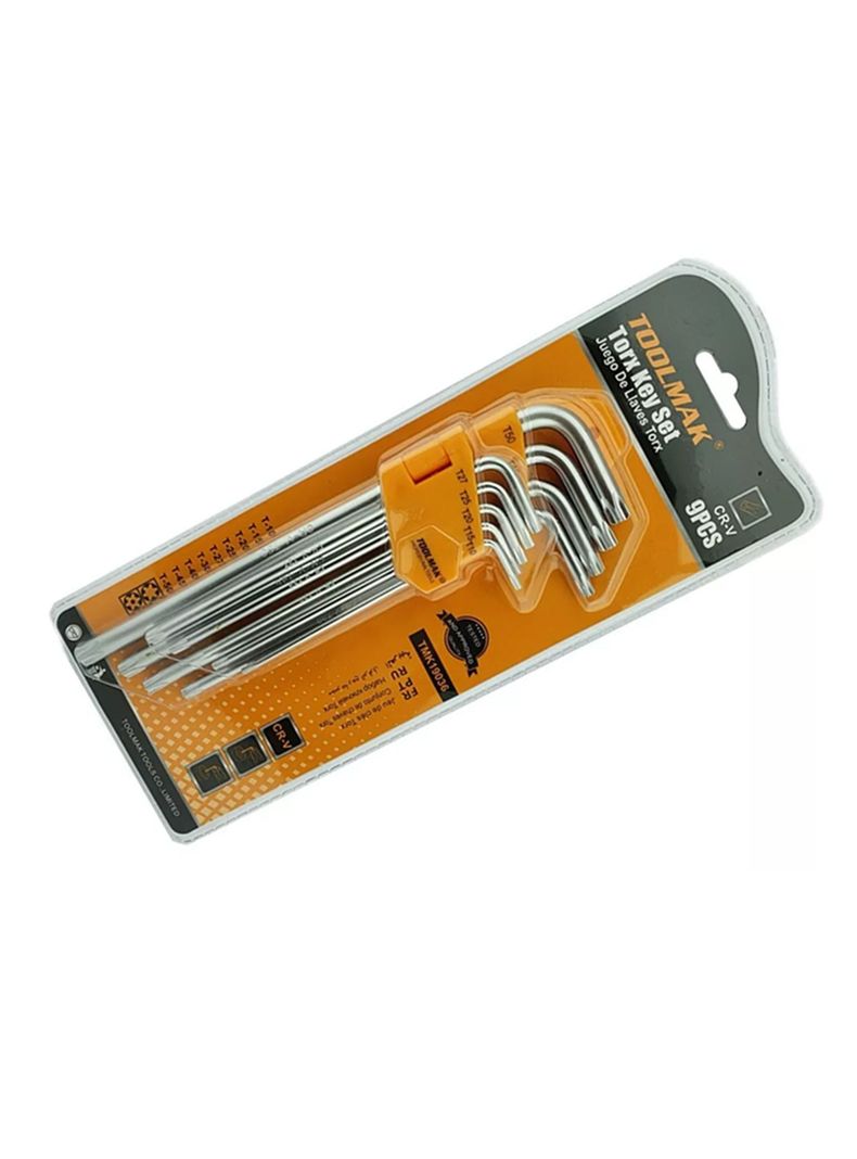 Juego Llaves Allen Punta Estrella 9 Pcs Tmk19036-0