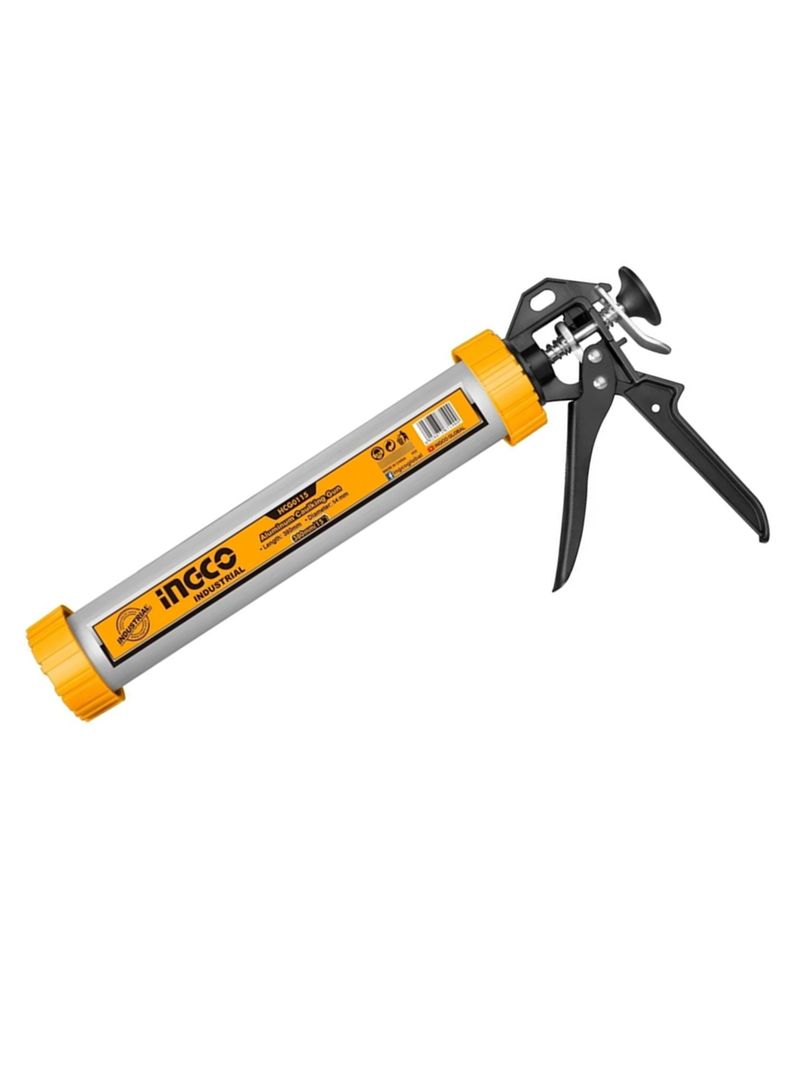 Pistola Calafatera Para Pate Silicona 15 Pulg Ingco Hcg0115-1
