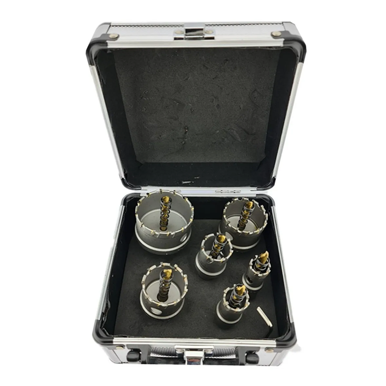 Brocas Tct Punta De Carburo P/ Metal 7 Piezas Tmk-0