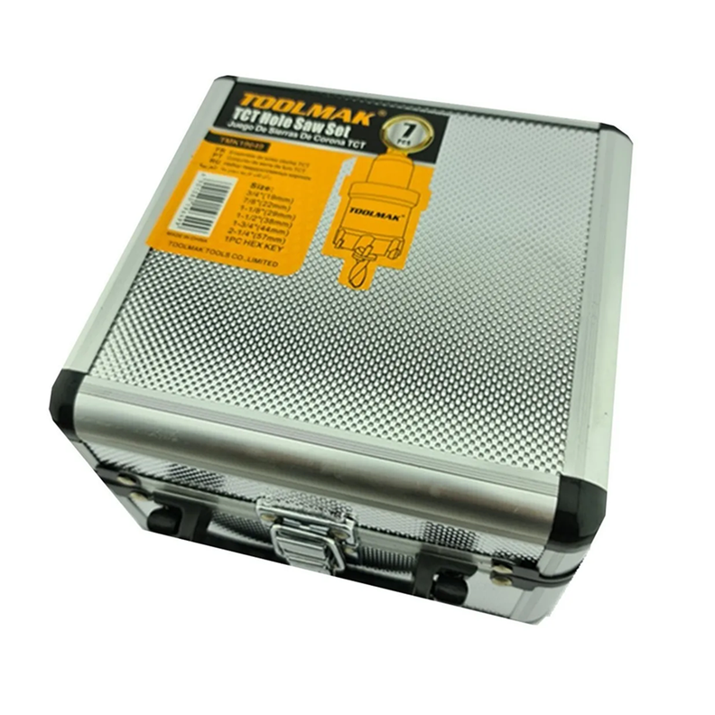 Brocas Tct Punta De Carburo P/ Metal 7 Piezas Tmk-2