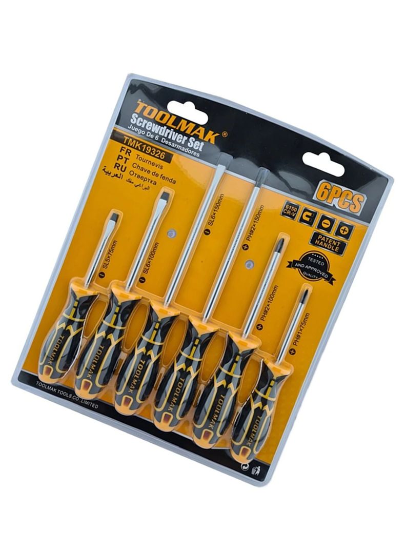 Kit Set Juego Destornilladores 6 Piezas Tmk19326-2