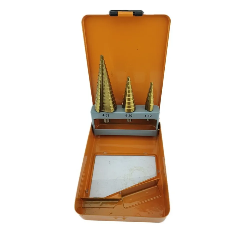 Juego Set De Broca Escalonada 3 Piezas Tmk19393-2
