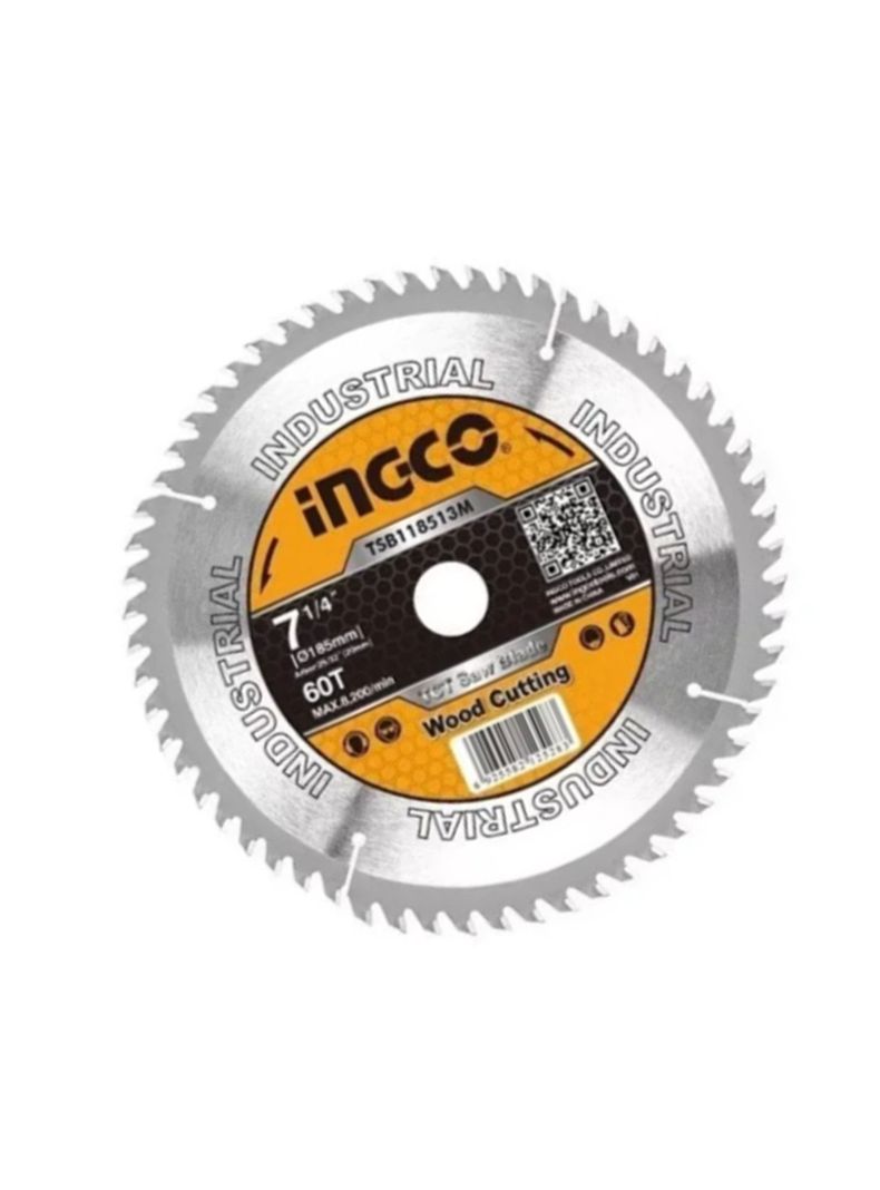 Disco Sierra Circular 7 1/4 PulG 60 Dientes Ingco-1
