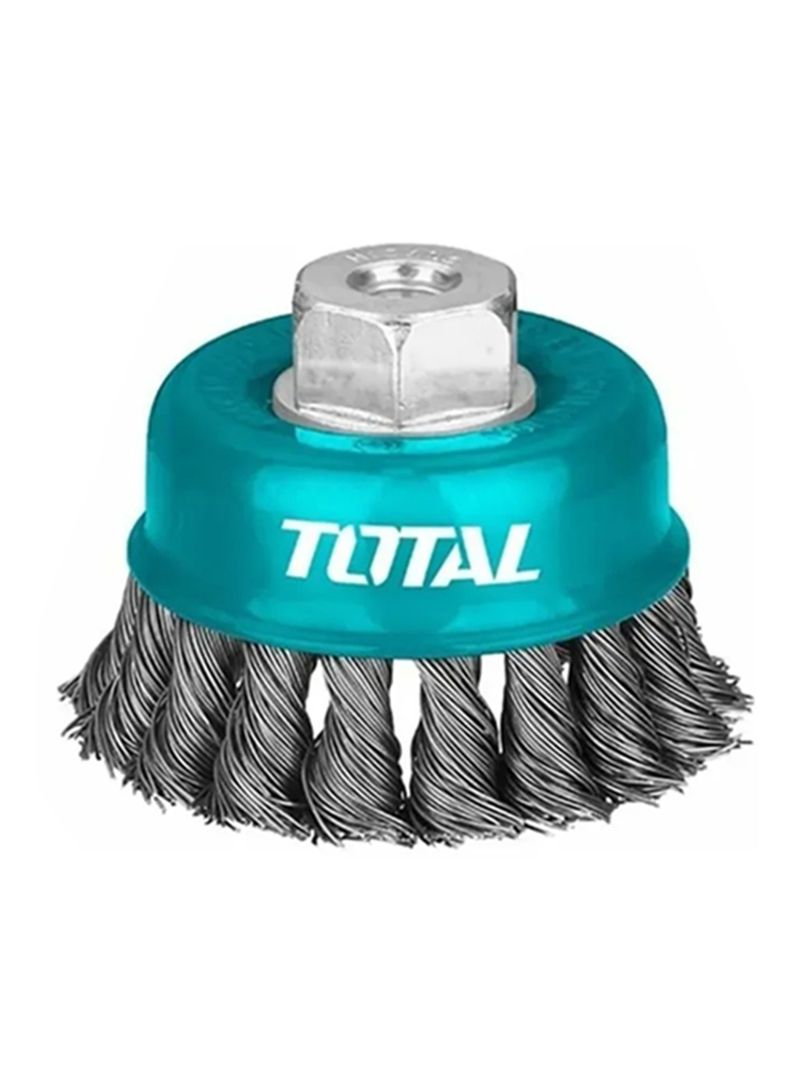 Escobilla Copa Trenzada 125mm Esmeril Total-0