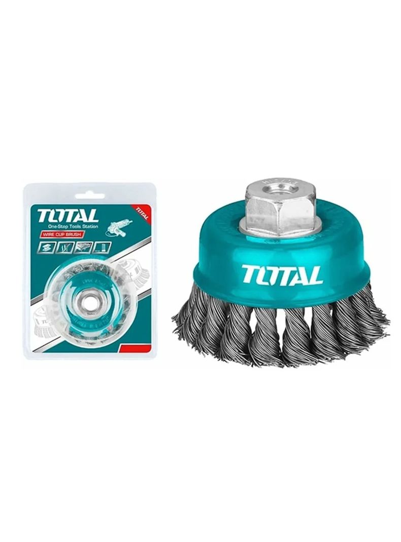 Escobilla Copa Trenzada 125mm Esmeril Total-2