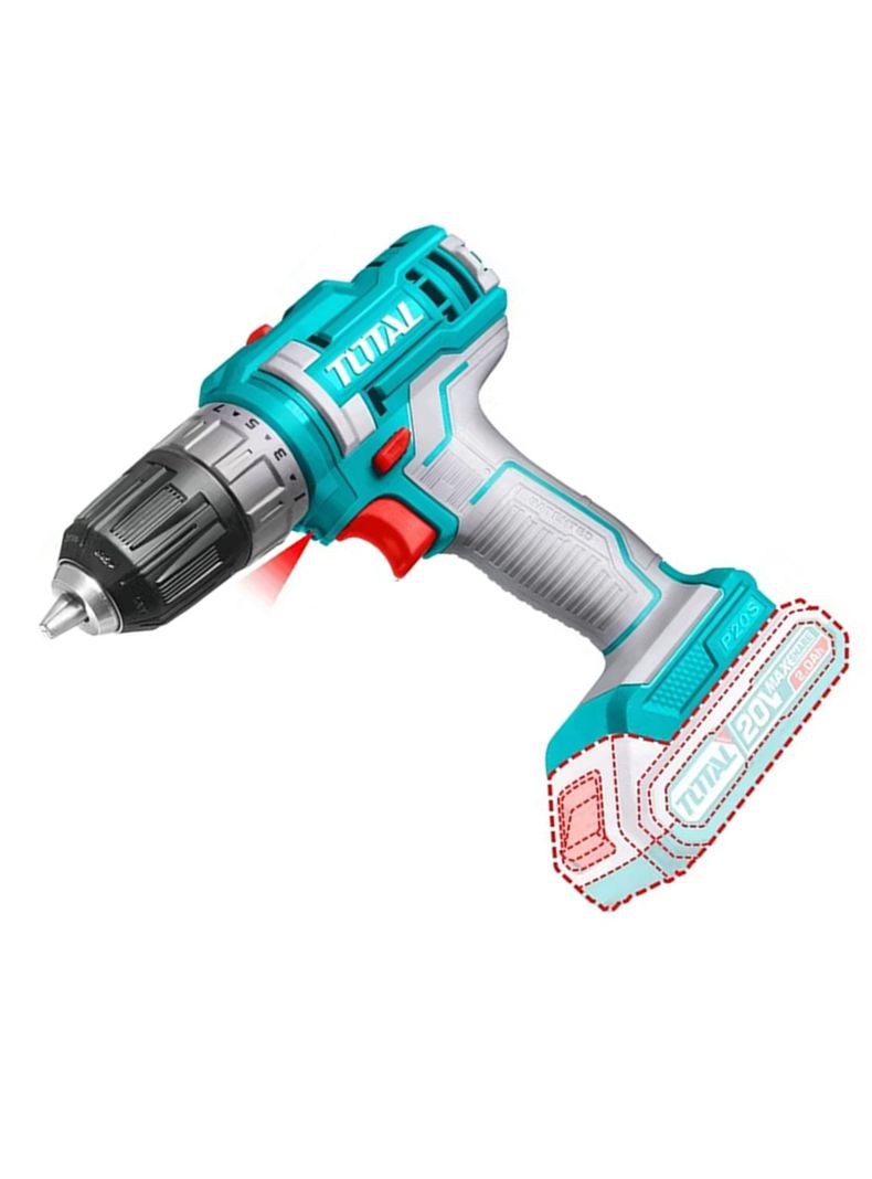 Taladro Atornillador 20v Bat + Carg Total Tdli200518-2