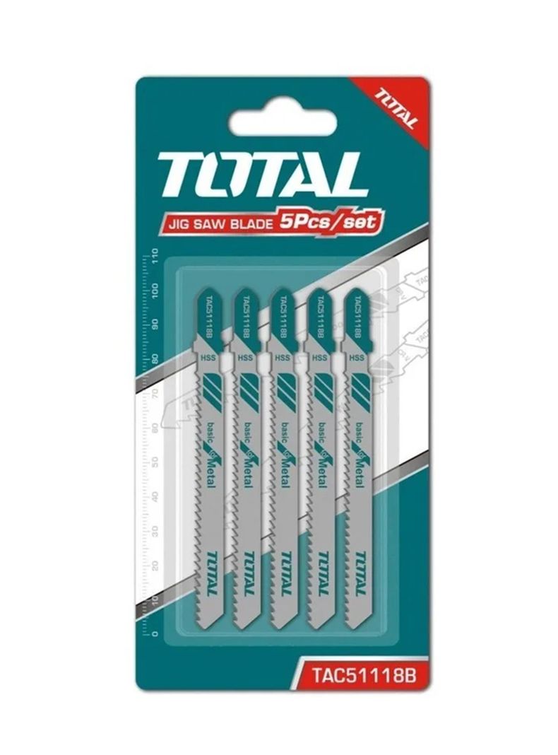 Hojas Para Sierra Caladora Para Metal 5 Pcs Total-0