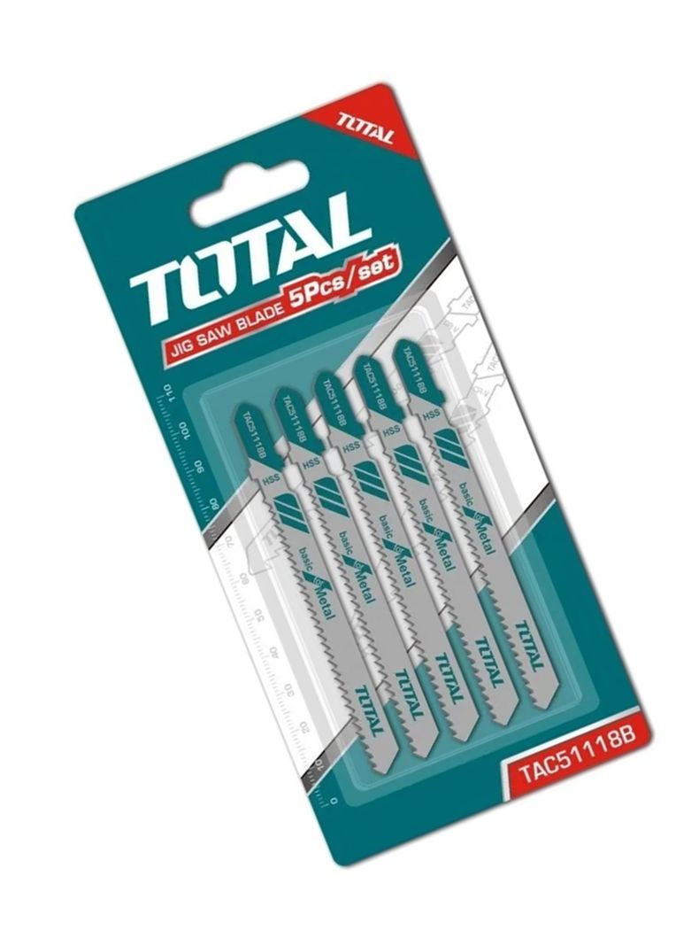 Hojas Para Sierra Caladora Para Metal 5 Pcs Total-1