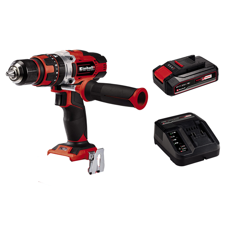 Taladro Atornillador Percutor 13mm 18v Bat+ Carg-0