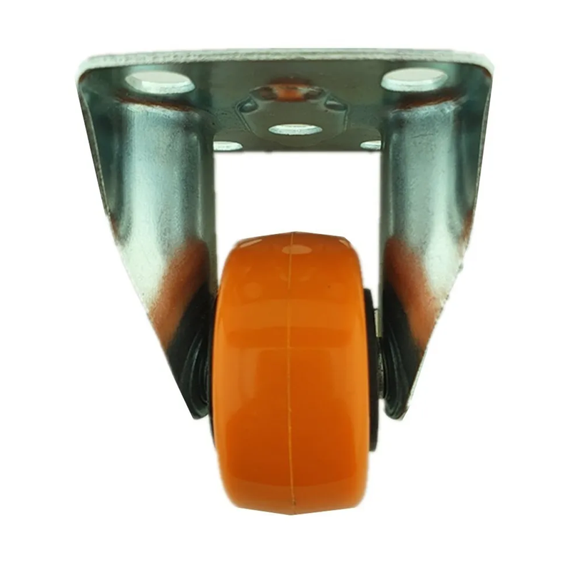 Rueda Naranja Fija 2 Pulgadas-2