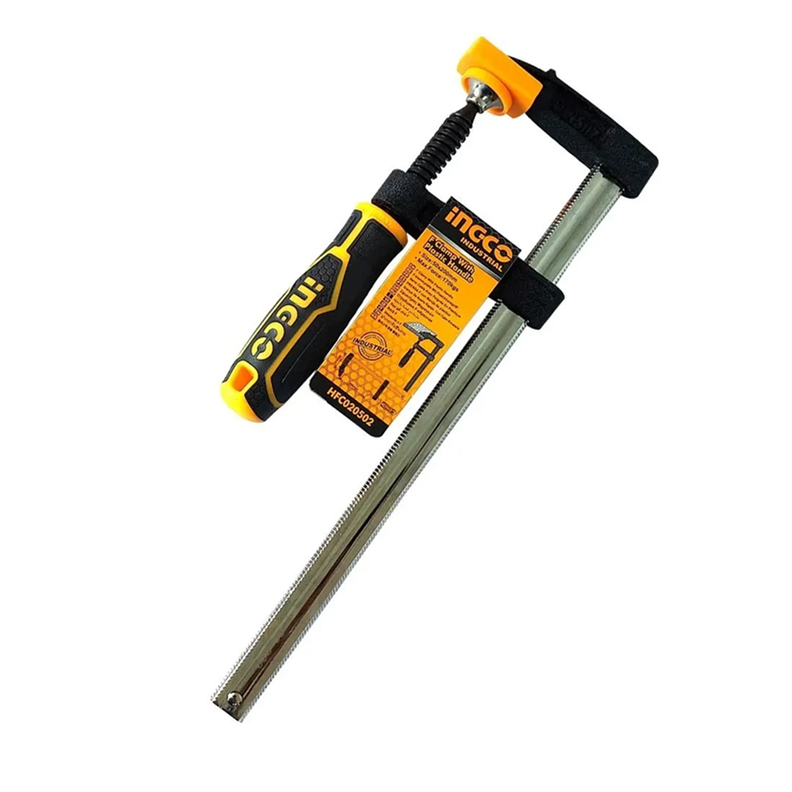 Prensa F Sargento Carpintero De 50 X 200 Mm Ingco-0