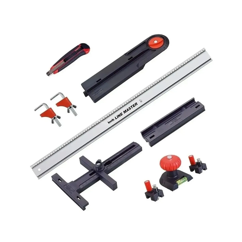 Kit Regla De Precisión Carpintero 10 Piezas Kwb