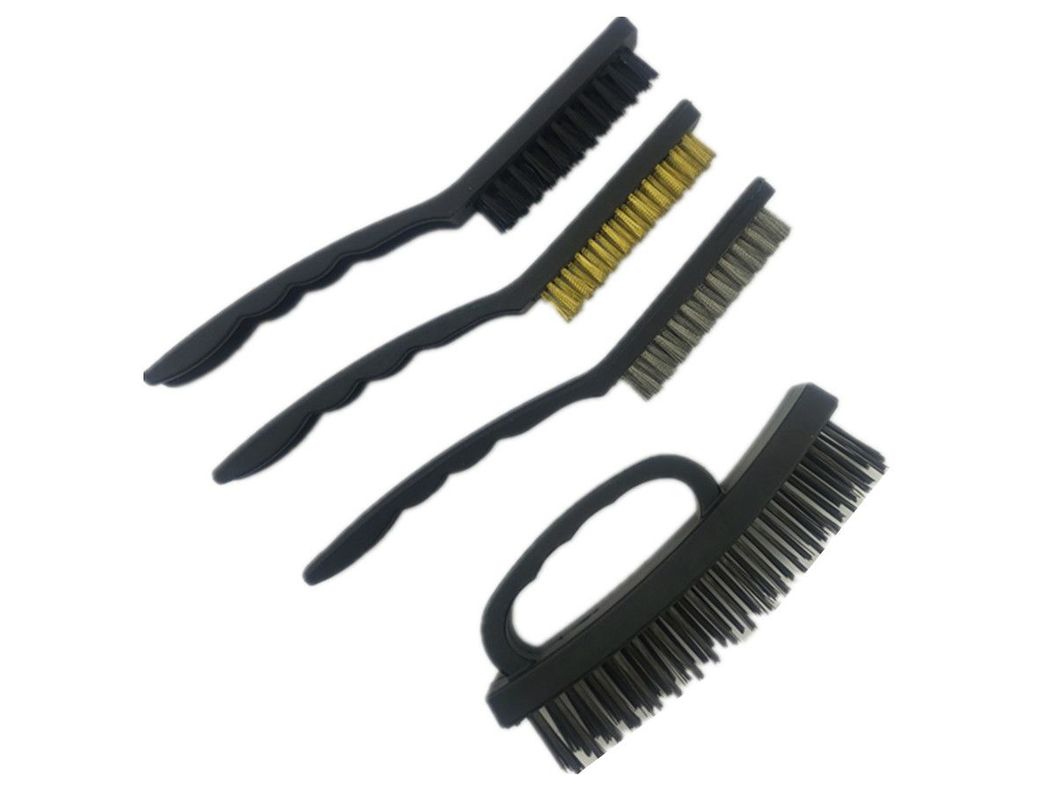 Juego De Escobillas 4 Piezas Makawa Mk0186 Negro