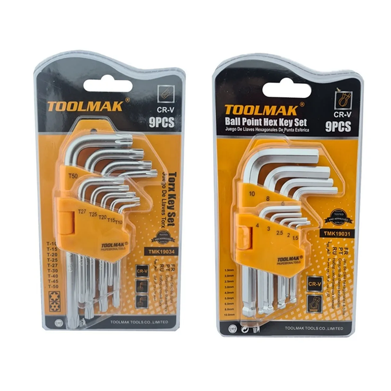 Llaves Allen Hexagonal Y Estrella Chicas Toolmak-0