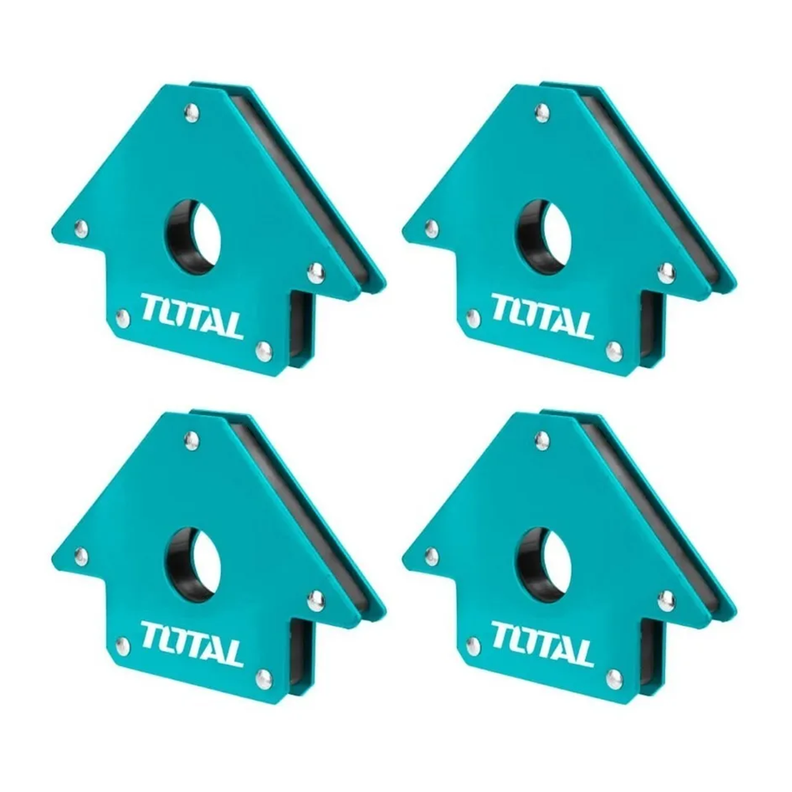Pack4 Escuadra Magnetica 50Lbs 4 PulG Soldar Total-0