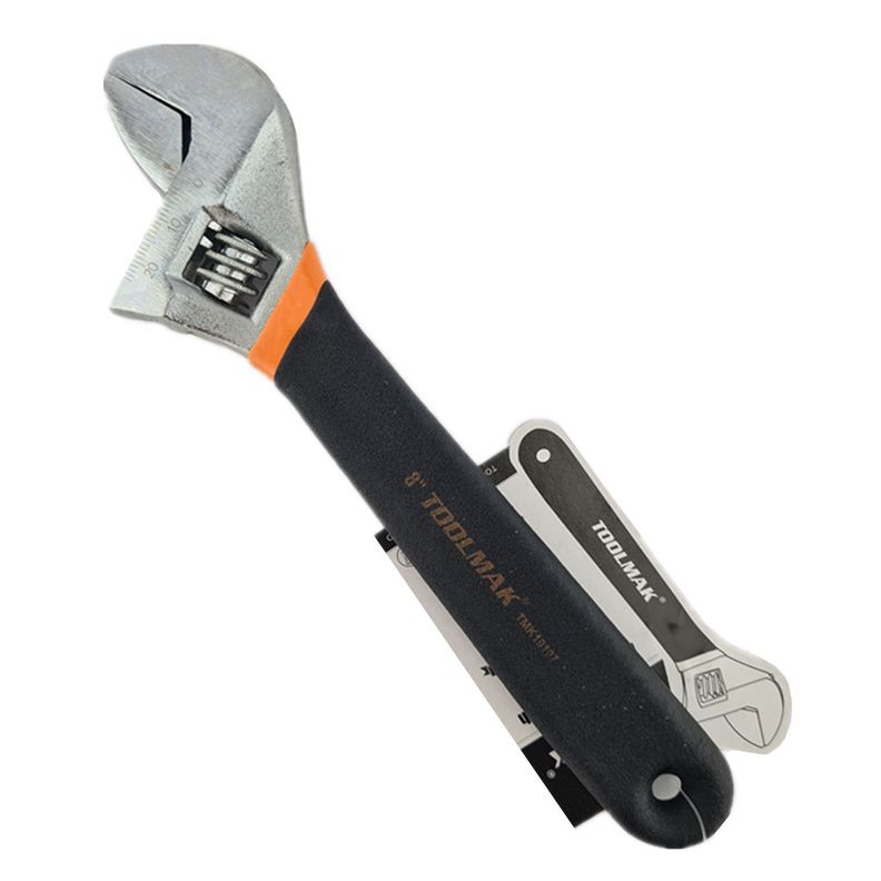 Llave Francesa Ajustable 8 Pulgadas Toolmak Tmk19197-0