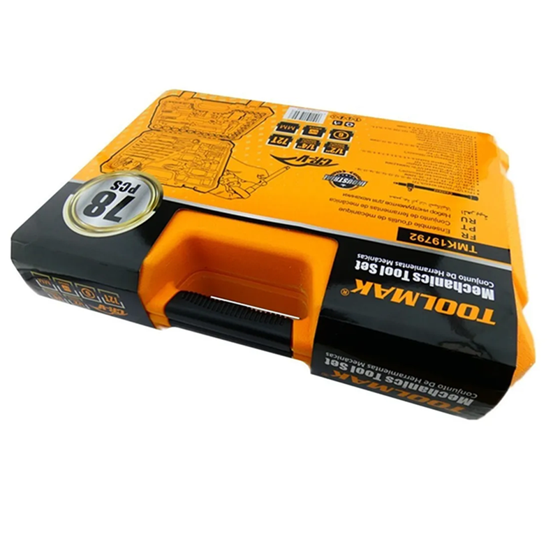Kit Set Juego Dados Y Herramientas 78 Piezas Toolmak Tmk19792-2