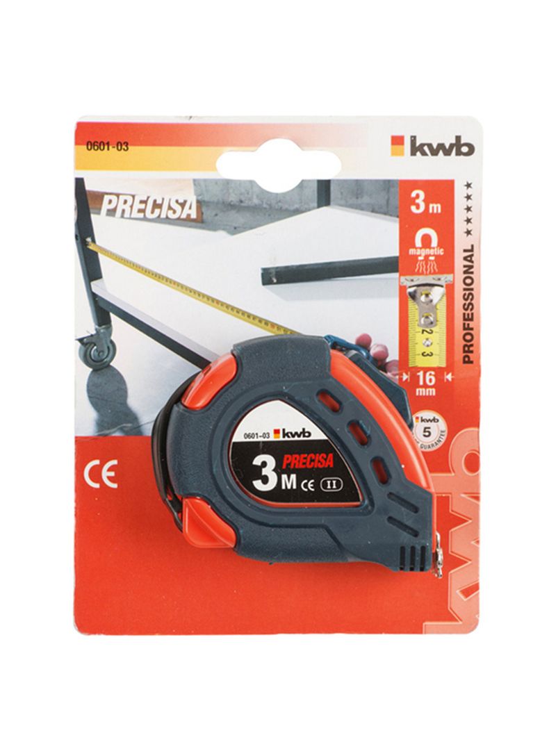 Cinta Huincha De Medir Metrica De Acero 3m Kwb 060103-0