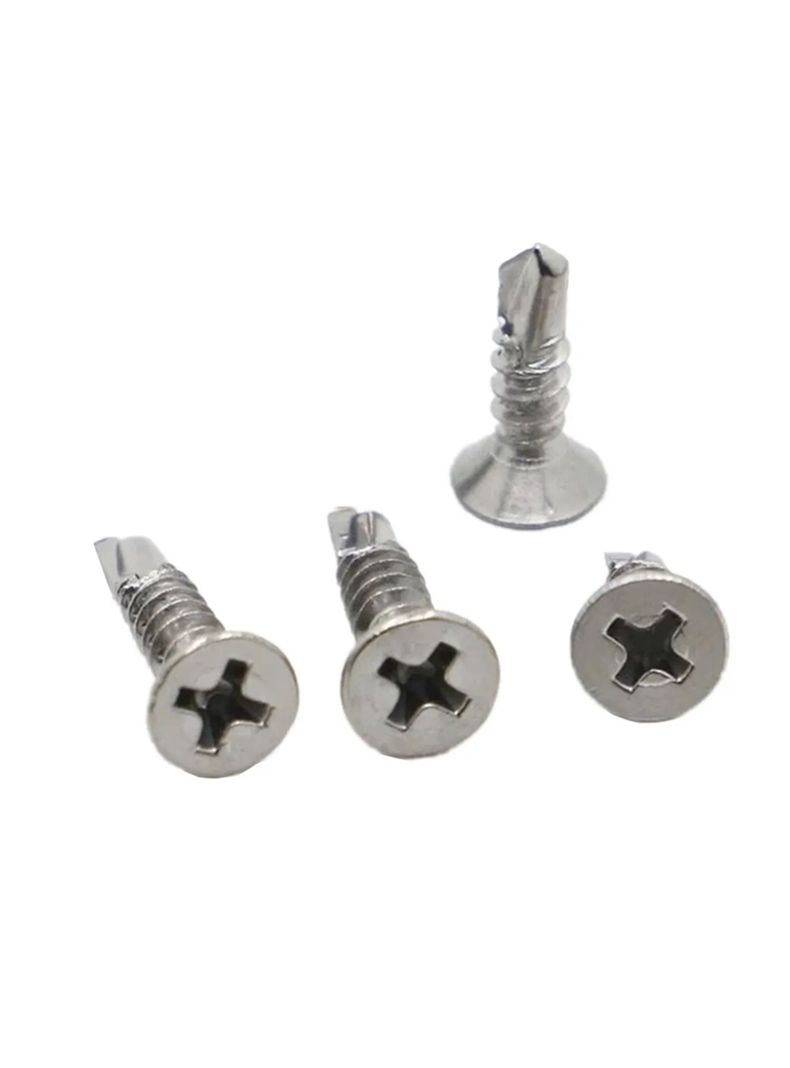 Tornillo Cabeza Plana Punta Broca 8x1/2 1000 Pcs Sl19842-1