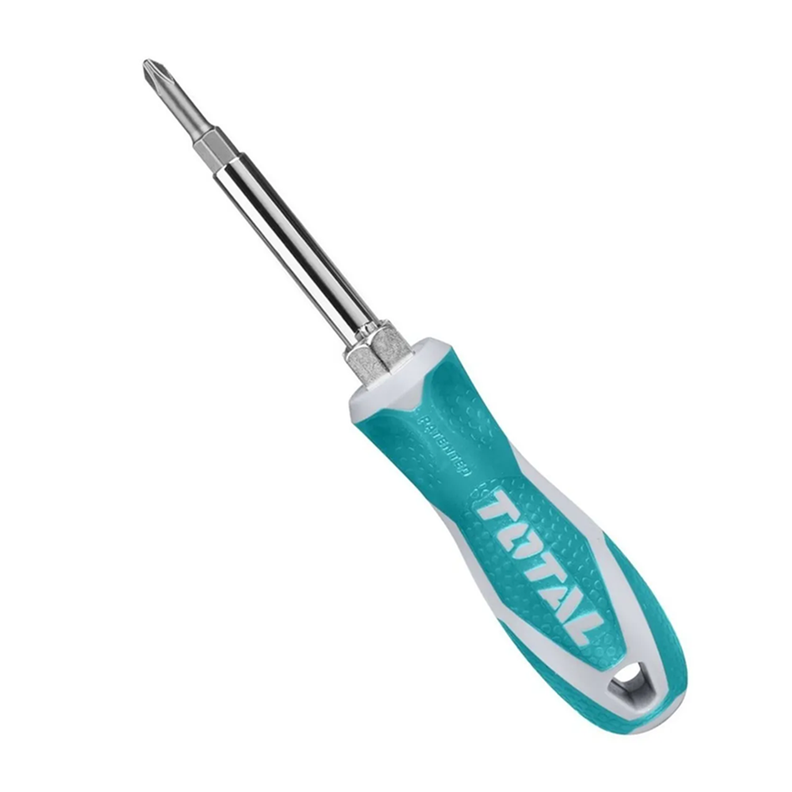 Set Destornillador Puntas 6 En 1 Total Tht2506076-1