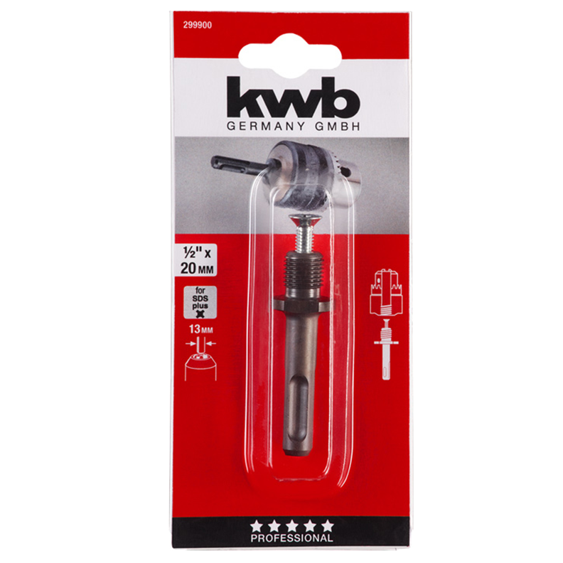 Adaptador Mandril Sds Plus Taladro Kwb 299900-1